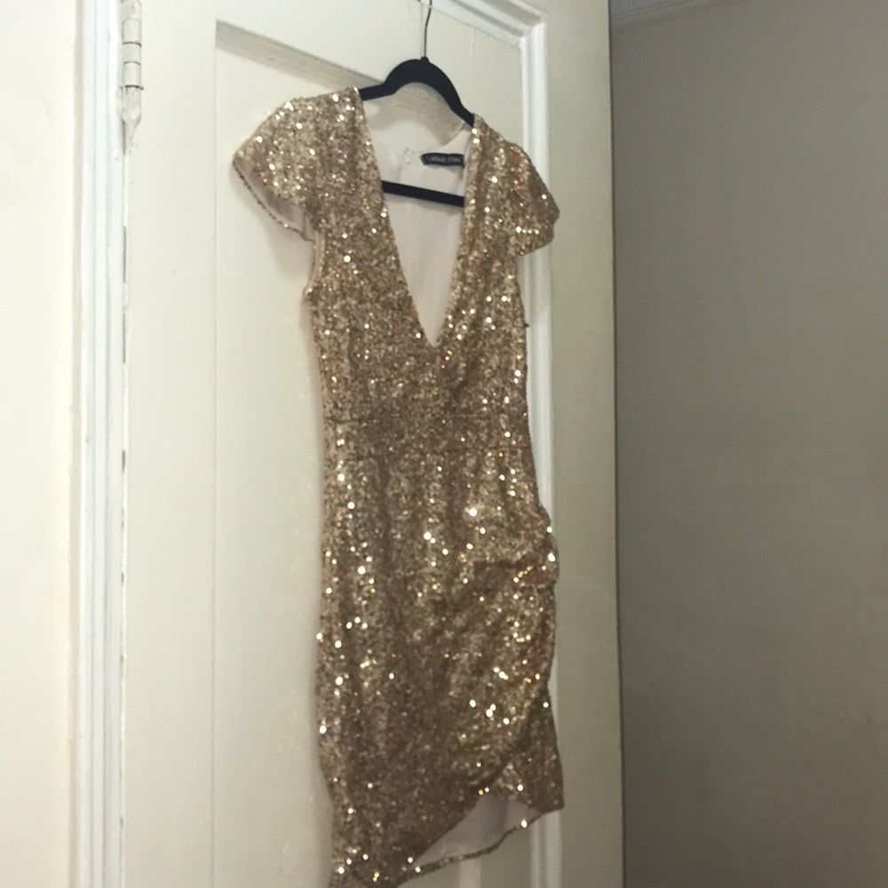 Sparkly mini dress